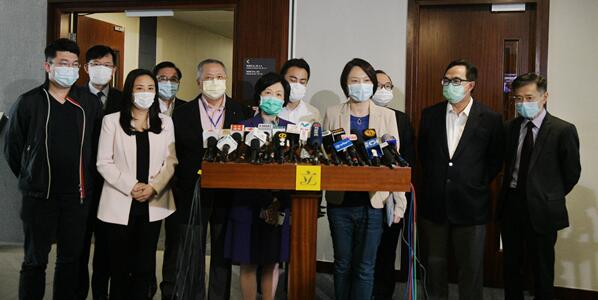 42名建制派議員聯署譴責 反對派縱暴毒害港青