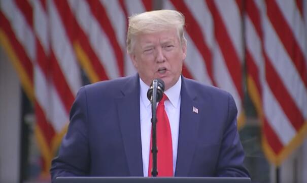 美国确诊人数近百万际，特朗普再度甩锅中国