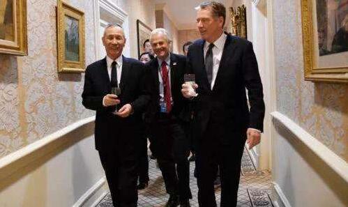 刘鹤与美贸易代表莱特希泽、财政部长姆努钦通话