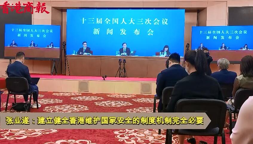 【有片】张业遂：维护国家安全是包括香港同胞在内的全国各族人民的根本利益所在
