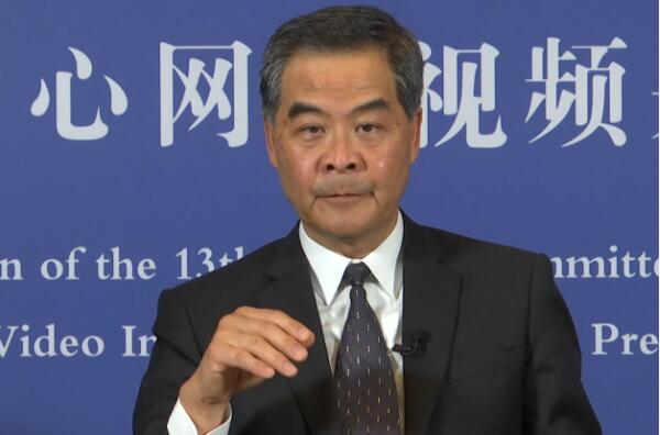 梁振英：不要低估中央處理香港問題的決心
