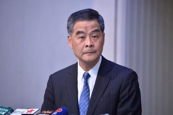 梁振英：泛民搞「國際戰線」 中央被迫出手