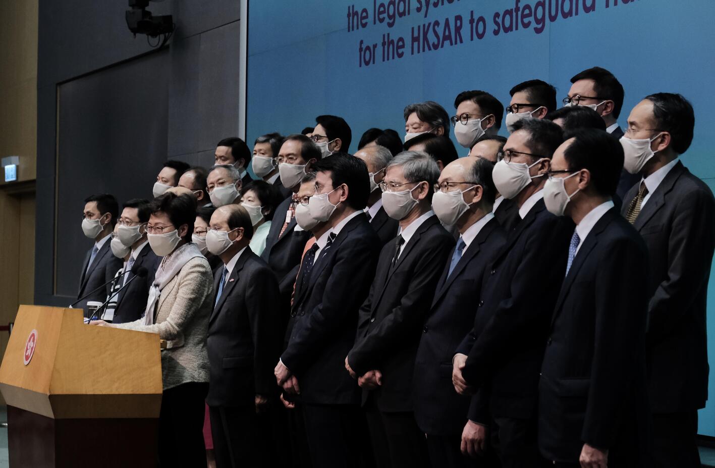 港府官員齊撐香港國安法 張建宗指立法鞏固「一國兩制」實踐