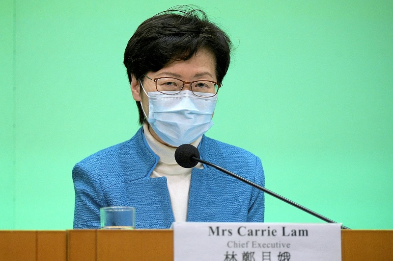 暴力升級 「港獨」猖獗 外國干預 林鄭：國安立法必要迫切