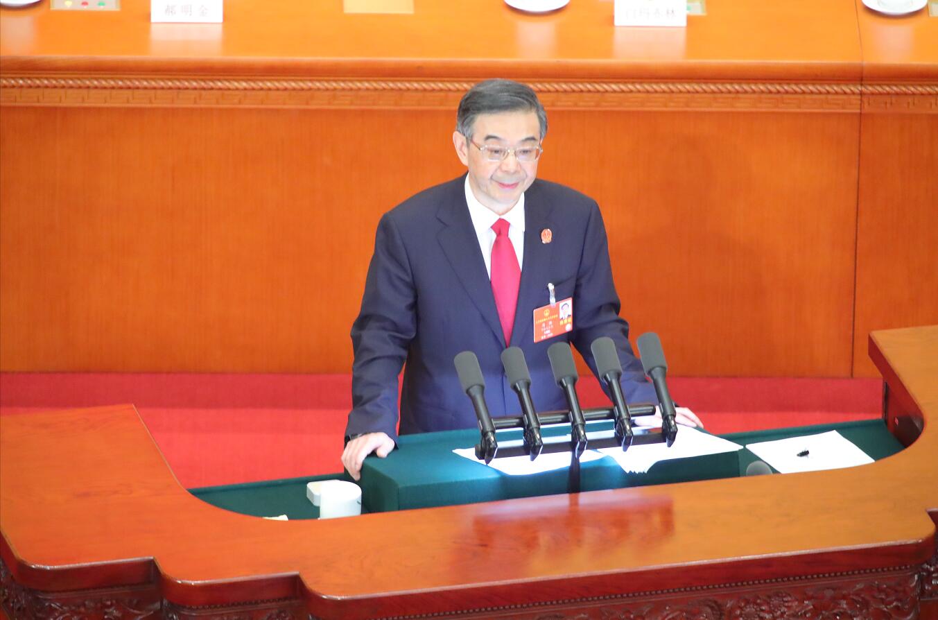 十三届全国人大三次会议举行第二次全体会议