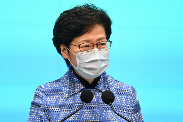 下月向市民免費派一次性口罩 林鄭：限聚令無政治考慮