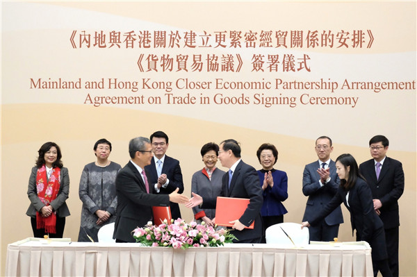 CEPA服務貿易協議的修訂協議6月1日起實施