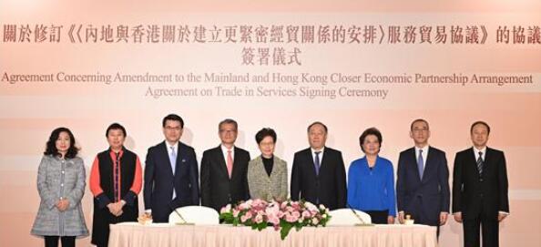 CEPA服貿修訂協議下月實施