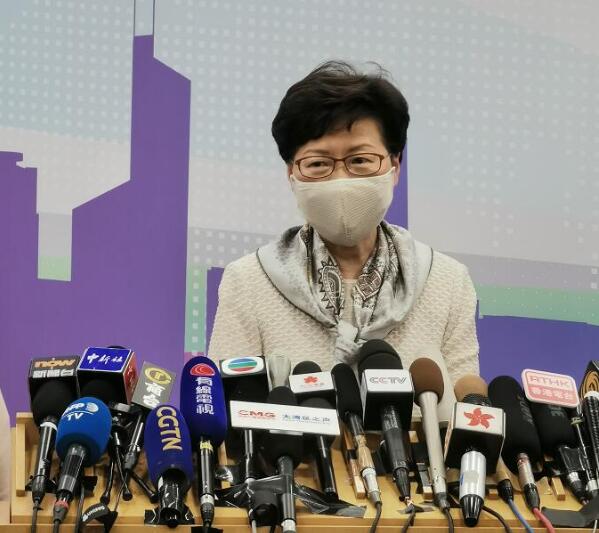 林鄭接受央視專訪 香港不會懼怕任何威脅