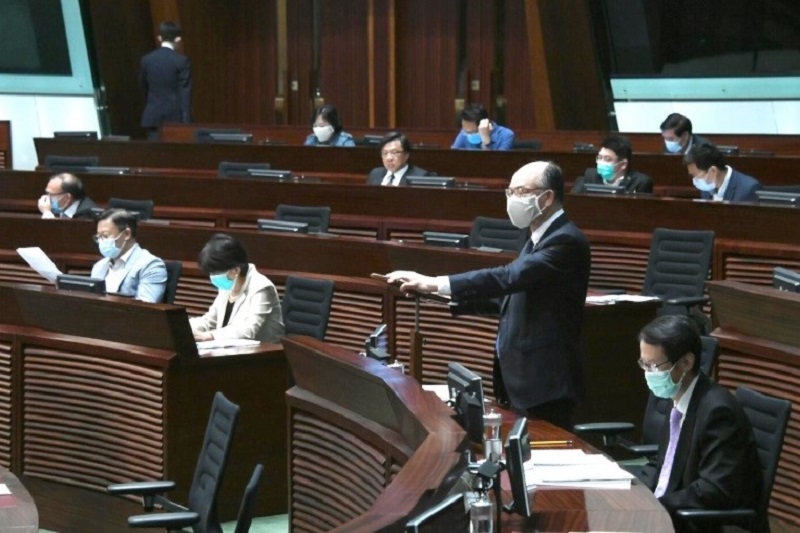 反對派連番動作拉布無效 國歌法今日三讀料完成立法