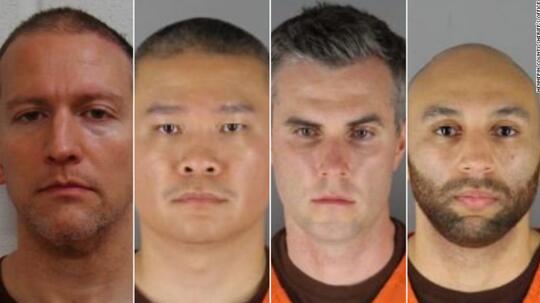 美「黑人之死」4涉事警察被拘