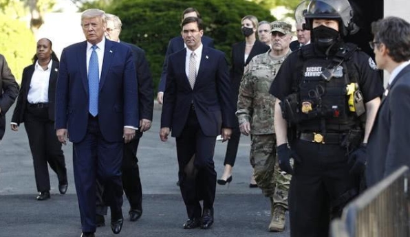 平亂美軍將從華盛頓撤出 防長拒聽命 特朗普改口