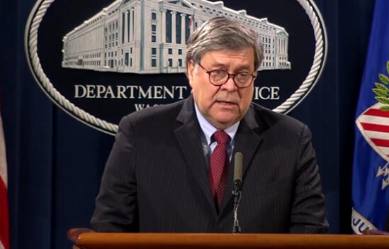 美国司法部长：有「外国势力」煽动暴力