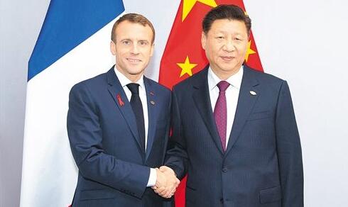习近平同法国总统马克龙通电话