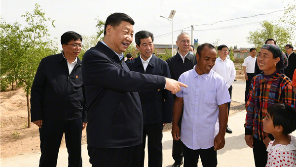 習近平赴寧夏考察調研