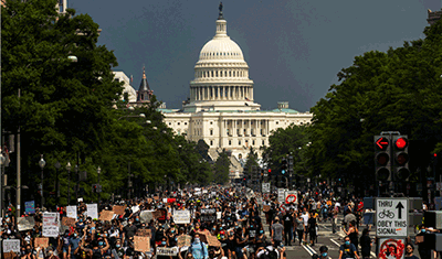 八成美國人認國家失控 示威抗議折射深層矛盾