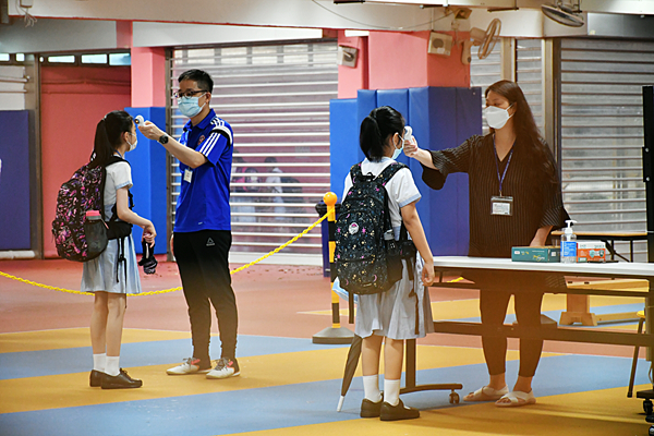 瀝源邨附近小學嚴陣復課