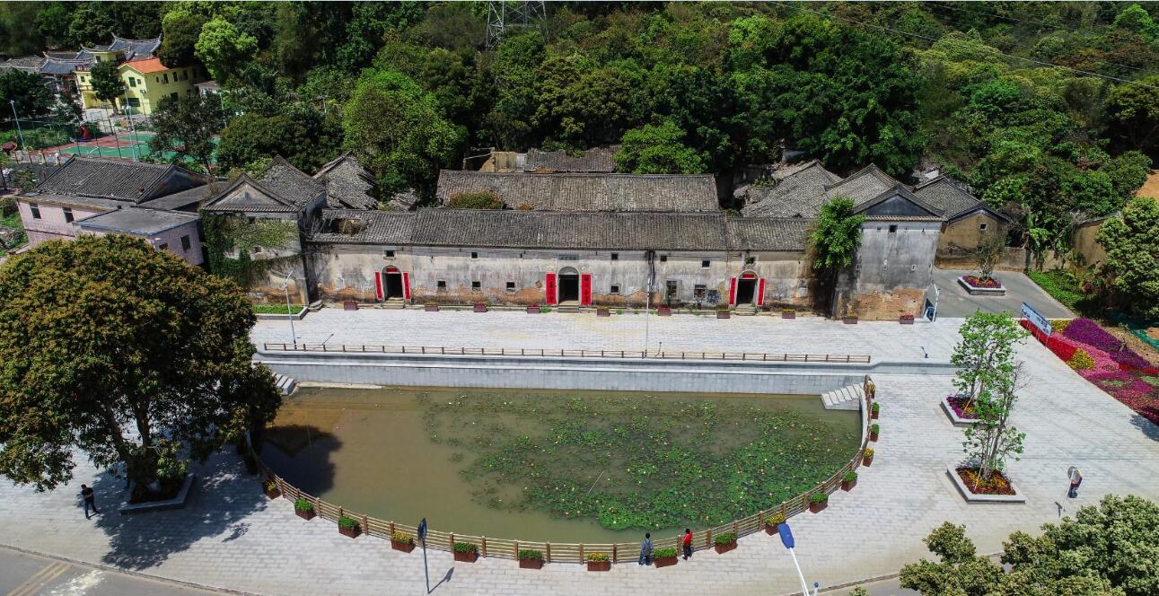 深圳龍田百年盤龍世居修繕工程接近尾聲