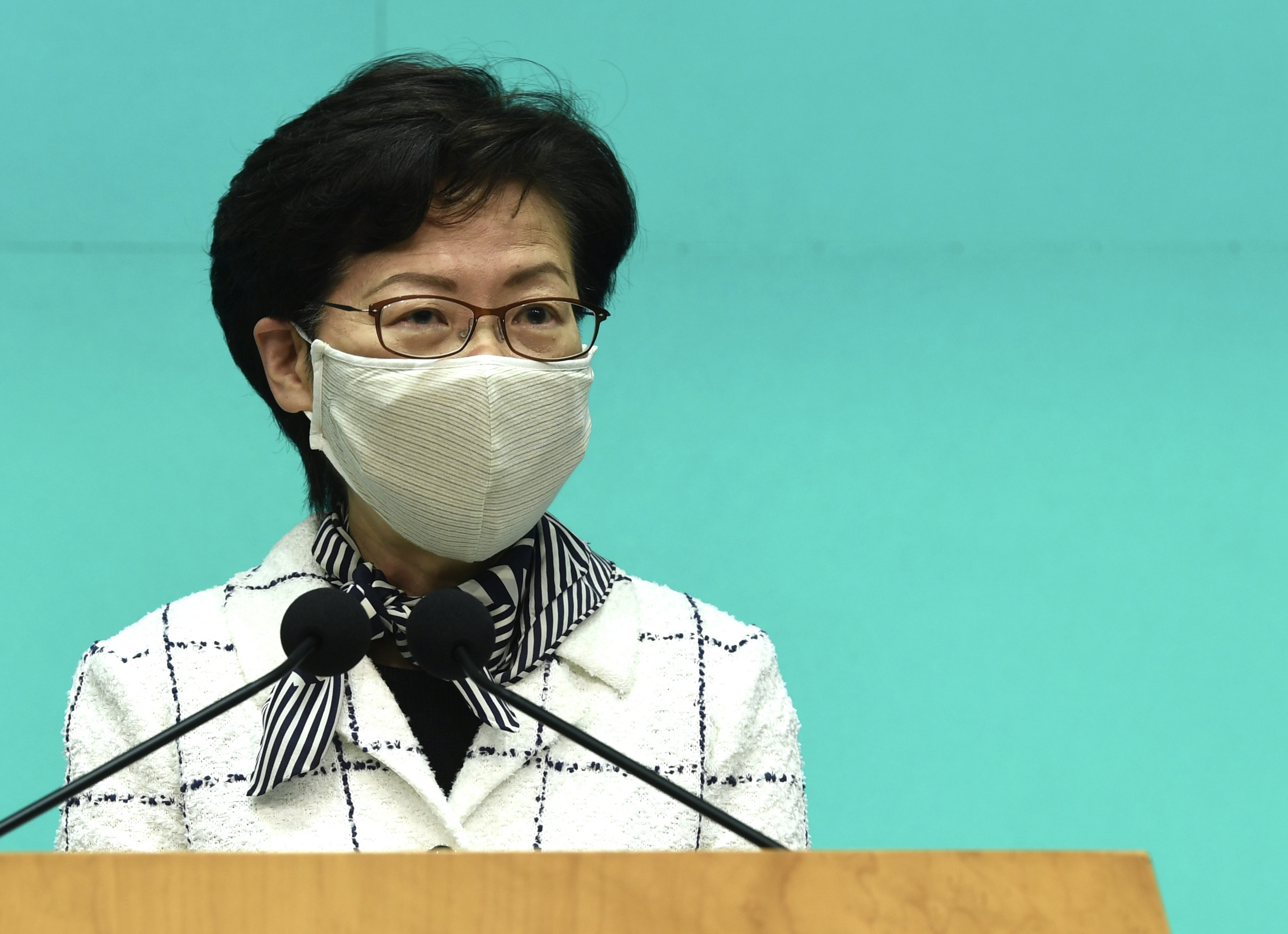 林鄭重申國安立法合憲合法 籲反對派停抹黑 勿與廣大市民為敵