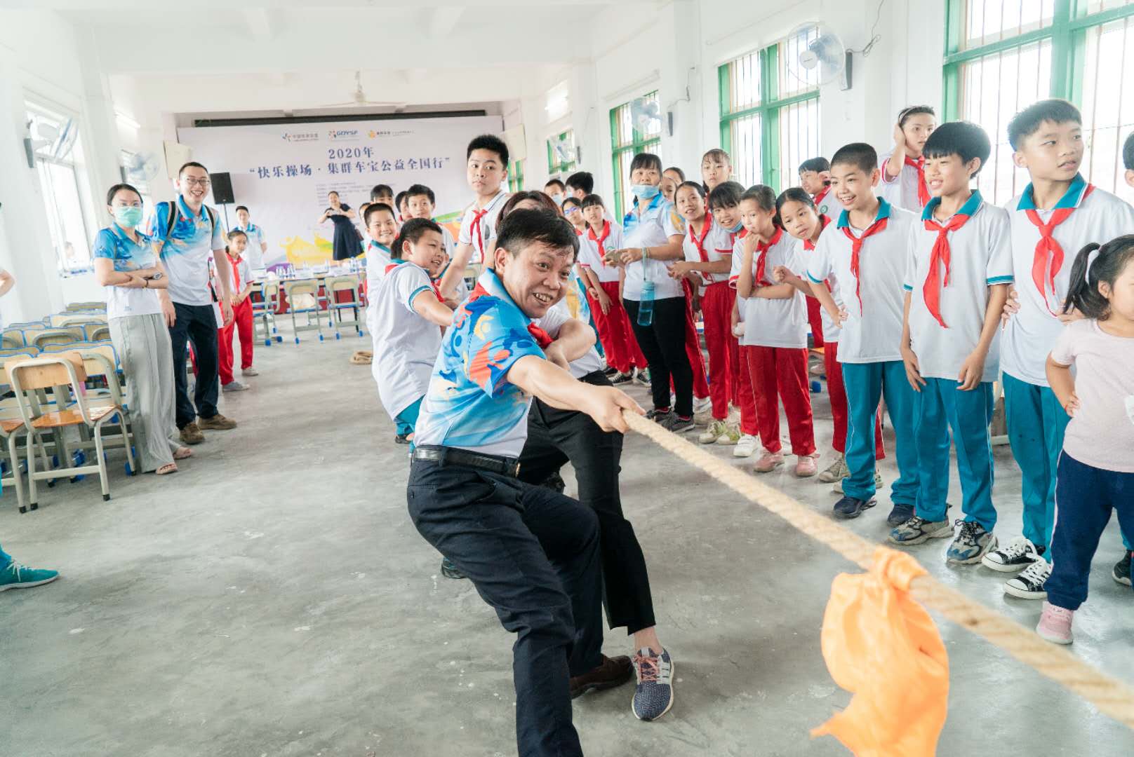「快樂操場」走進豐順 激勵山區孩子學習