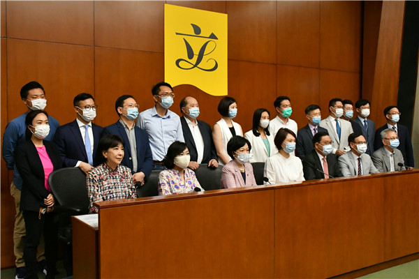 政界籲支持新法 41建制派议员发声明力挺