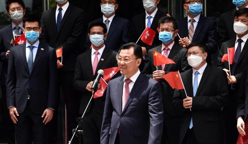 謝鋒：國安法實施港重返正軌