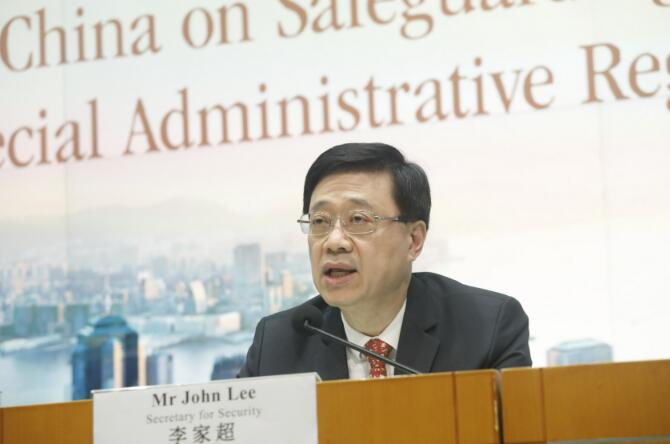 李家超：国安处面对国家级对手可动用「飞虎队」