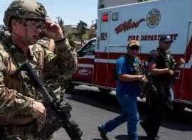 美媒：美国得克萨斯州发生枪击案 两名警员被枪杀