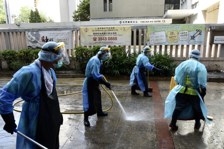 屯門眼科中心3職員確診 近旁曾設反對派「初選」票站