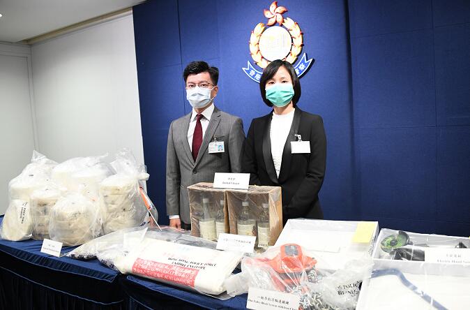 警方破機械零件藏冰毒案 檢值4300萬元毒品