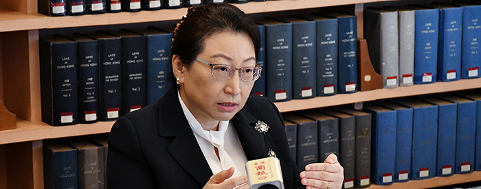 律政司司長鄭若驊接受本報專訪 國安法助回歸一國兩制初心