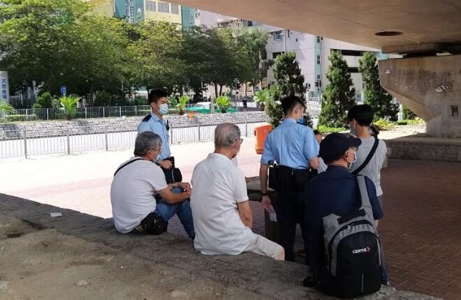 三日內129人違「限聚令」收告票