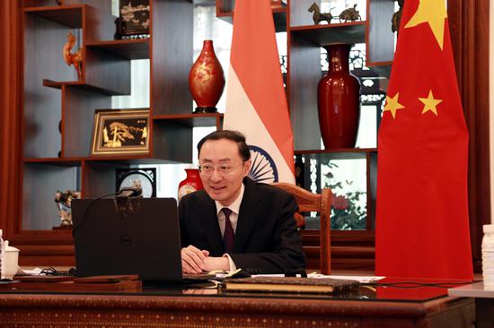 中国驻印大使：中印应冷静 避免陷入猜忌对抗