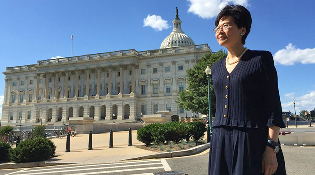 林鄭嘲美「辦事粗疏」 表示可主动注销美国签证