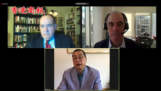 有片丨黎智英直播「卖惨」