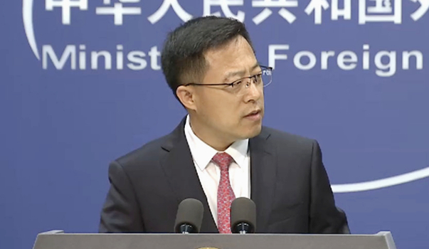赵立坚：民进党当局妄图在国际上搞分裂，绝不会得逞