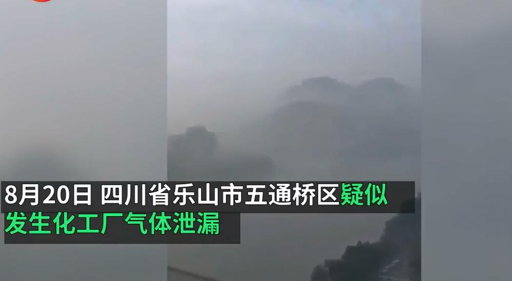 四川官方回应乐山一化工厂气体泄漏：未爆炸 正排查