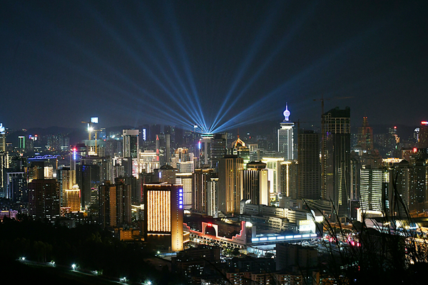 图集｜香港市民隔岸觀賞深圳夜景