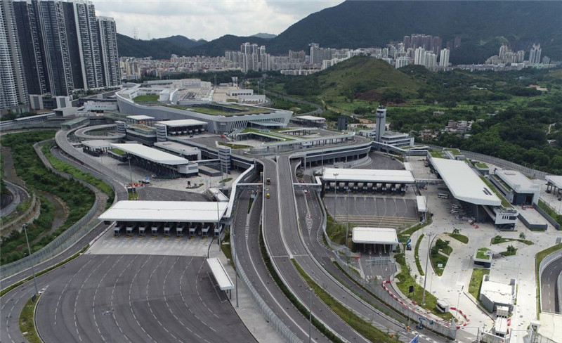 圖集 | 香港香園圍口岸貨檢設施26日將率先啟用