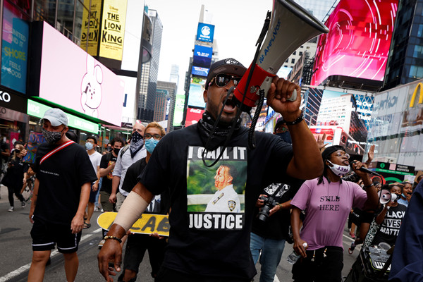 美警槍擊黑人再次引發抗議示威