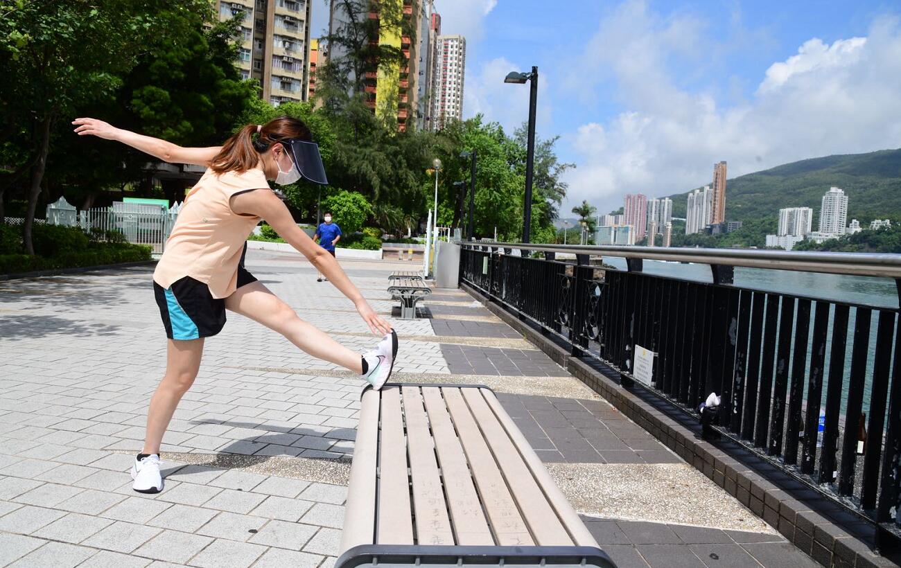 图集 | 疫情放缓 市民戶外運動强身健体