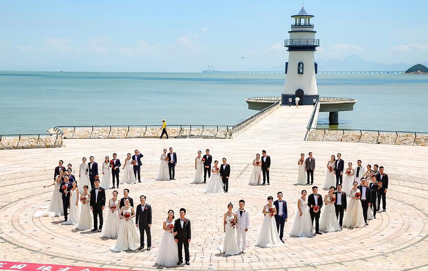 珠海為28對抗疫英雄舉辦集體婚禮