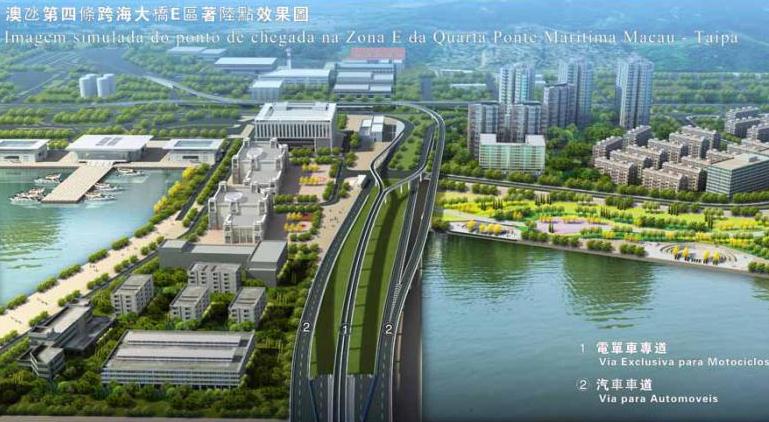 澳門第四條澳氹跨海大橋動工 造價約52.7億澳門元