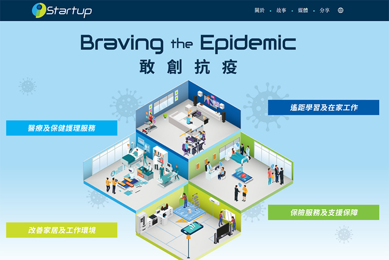 數碼港推「敢創抗疫」平台與社群初創攜手抗疫
