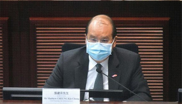 張建宗冀不同政見議員攜手合作 讓香港重回正軌