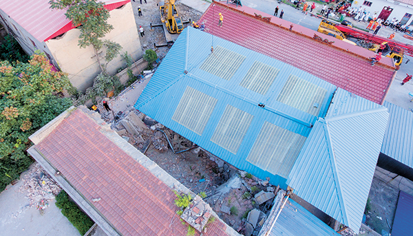 山西一饭店坍塌事故已致17人遇难 救援仍在进行