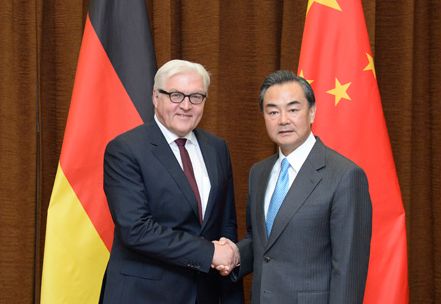 德国总统施泰因迈尔会见王毅