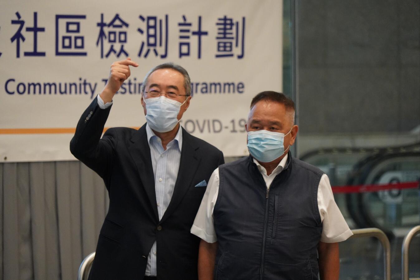 图集|多位全國人大代表和政協委员參加普及社區檢測