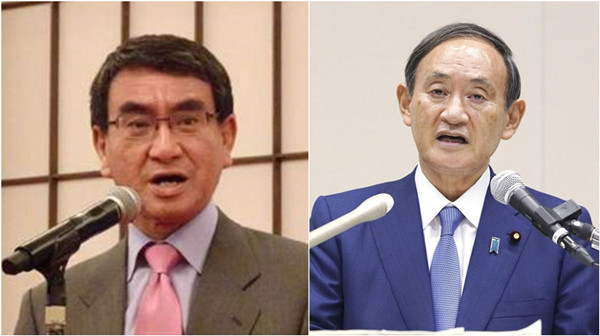 日防衛相河野太郎支持菅義偉出任新首相