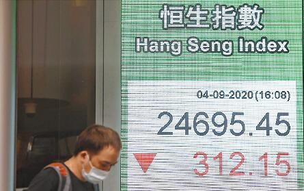 科技股高位調整 恒指換馬成交逾2100億